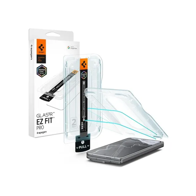 Spigen Glass tR EZ Fit Pro 2 Pack - Google Pixel 11 Pro Fold