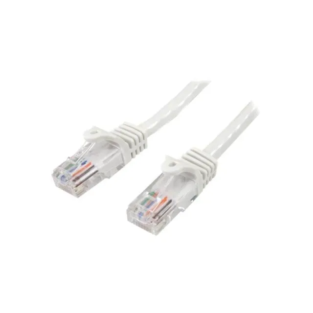 StarTech.com 10m White Cat5e / Cat 5 Snagless Ethernet Patch Cable 10 m - patch cable - 10 m - white - Hvid - 10m