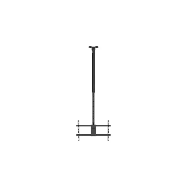 Deltaco Office mounting kit - telescopic - for flat panel - 1090-1690 mm 60 kg - black - Maks 60 kg - Maks størrelse 86"