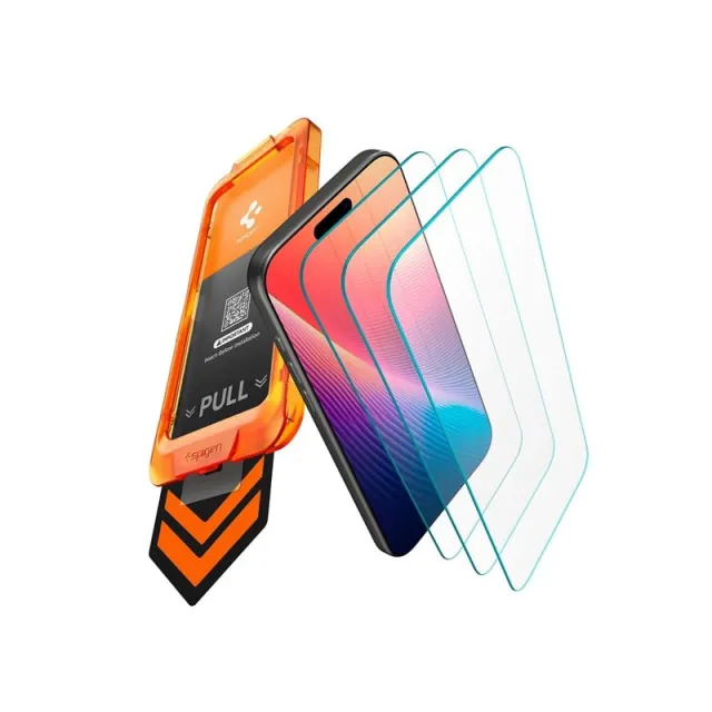Spigen Glass tR AlignMaster S 3 Pack - iPhone 17