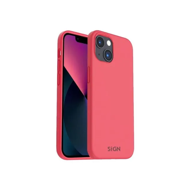 SiGN Liquid Silicone Case for iPhone 14 Plus - Red