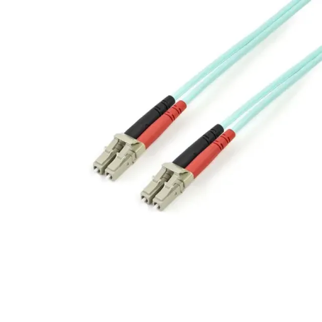 StarTech 450FBLCLC3 Fiberkabel - 3 m - LC - LC - Hanstik - Hanstik - OM4 - Multitilstand