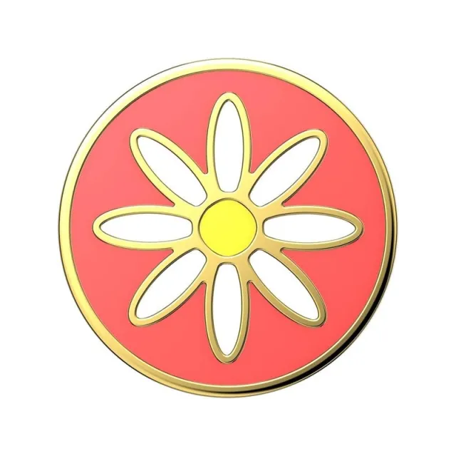PopSockets Enamel Quaint Daisy Coral