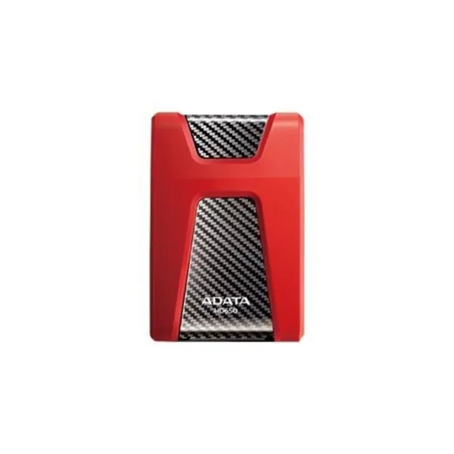 A-Data DashDrive Durable HD650 - 2TB - Ekstern Harddisk - Rød