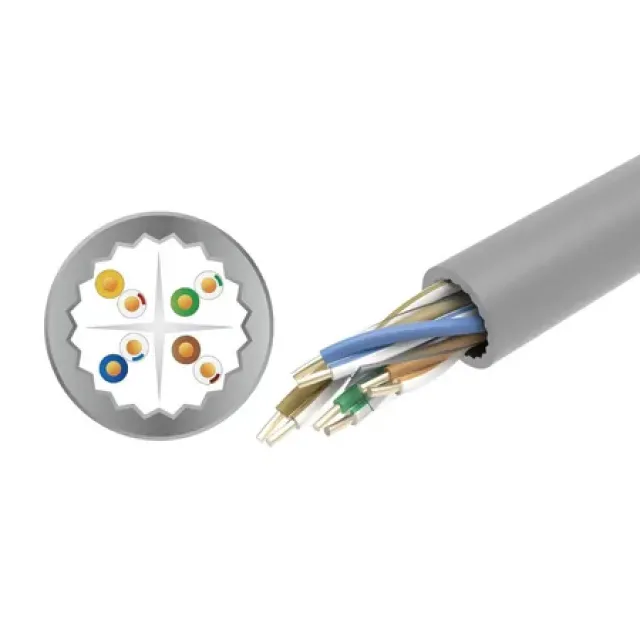 LinkIT LT-UUTP-C6AI-WH-500 Netværkskabel - 500 m - Cat6a - Hvid - U/UTP (UTP) - Ingen