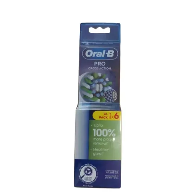 Oral-B Cross Action 6-pack White