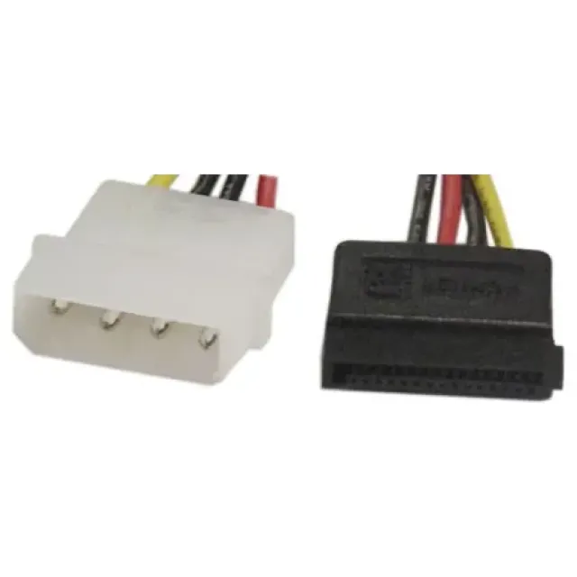 DELTACO Molex han til 15 pin SATA hun