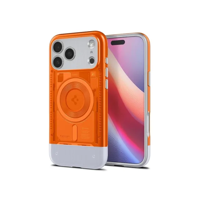 Spigen Classic C1 MagSafe - tangerine - iPhone 17 Pro