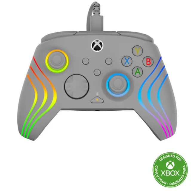 Turtle Beach Afterglow Wave Wired  -  Xbox/PC, grå Controller - GEEKD.dk