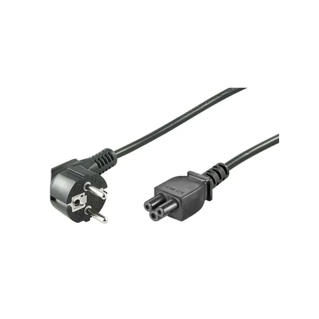 Pro Strømkabel C5 (Mickey Mouse) - Sort - 90° - 1.8m