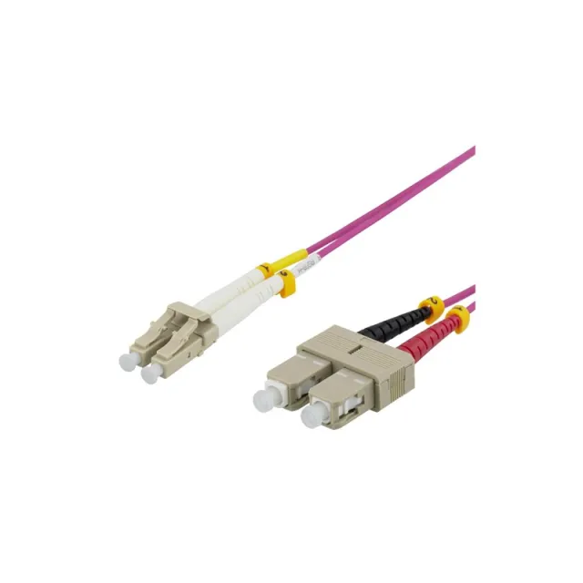 Deltaco LCSC-711 - network cable - 1.5 m - Pink - 1m