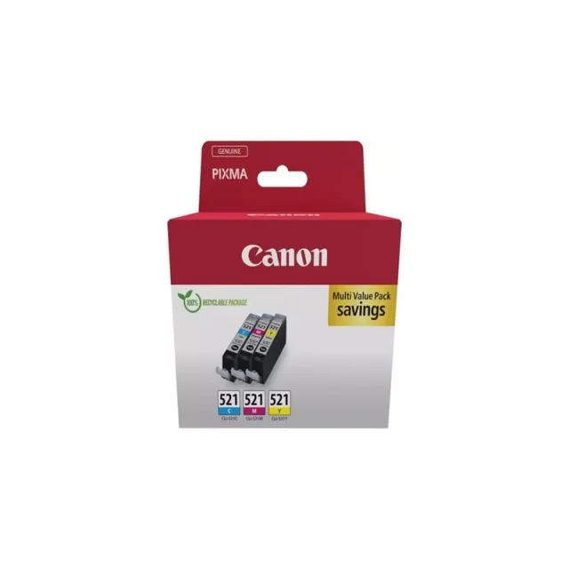 Canon CLI-521 / 2934B015 C/M/Y Multi Pac