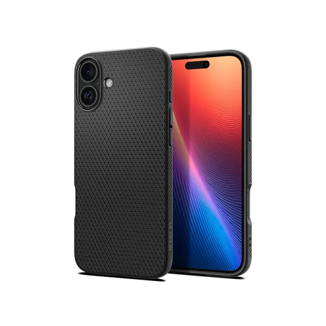 Spigen Liquid Air - matte black - iPhone 16 Plus
