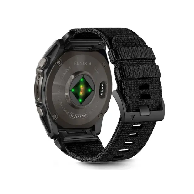 Tech-Protect Nylon Strap for Garmin Fenix 51 mm - Black