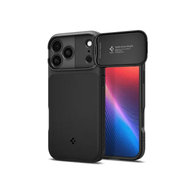 Spigen Optik Armor MagSafe - black - iPhone 17 Pro Max