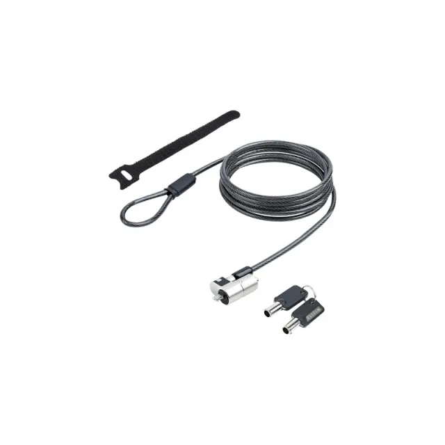 StarTech.com Nano Laptop Cable Lock 6ft (2m) Anti-Theft Keyed Lock Security Cable Locks Nano Slot Computers