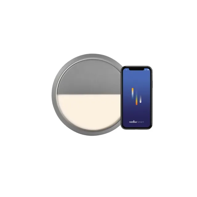Nordlux Ava Smart plafond, grå