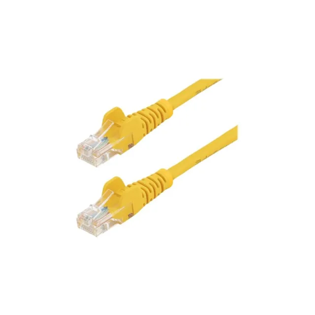 StarTech.com 0.5m Yellow Cat5e / Cat 5 Snagless Ethernet Patch Cable 0.5 m - patch cable - 50 cm - yellow - Gul - 0.5m
